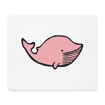 Wal Kind Kinder Baby Fisch Geschenkidee - Mousepad (Querformat) - Weiß - Vorne