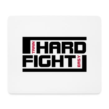 hard fight - Mouse Pad (horizontal) - white - Front