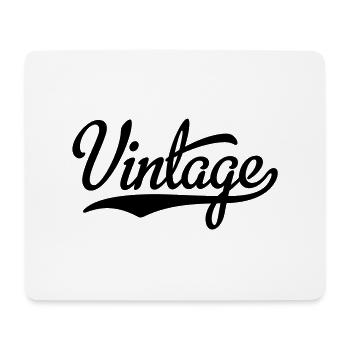 vintage - Mouse Pad (horizontal) - white - Front