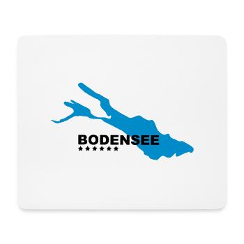 Lac de Constance - Tapis de souris (format paysage) - blanc - Devant