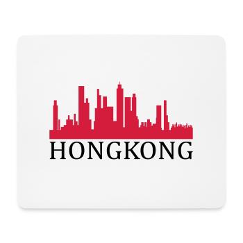 hongkong - Mousepad (Querformat) - Weiß - Vorne