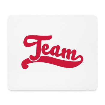 team - Tapis de souris (format paysage) - blanc - Devant
