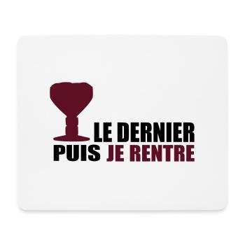 dernier Orval puis je rentre - Tapis de souris (format paysage) - blanc - Devant