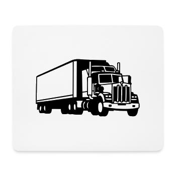 american TRUCK - Mouse Pad (horizontal) - white - Front