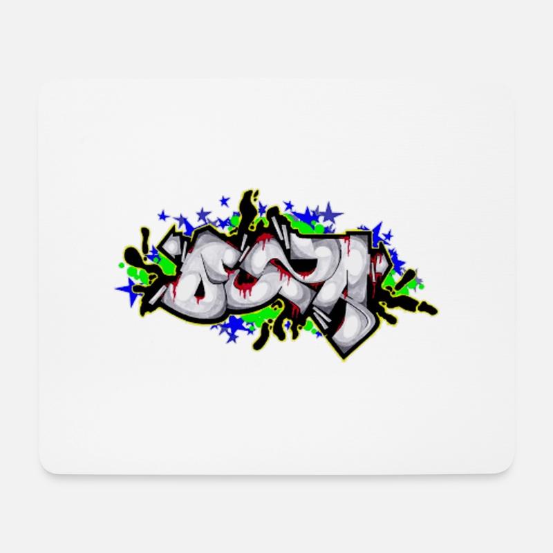 Graffiti - Mouse Pad (horizontal) - white