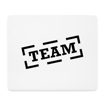 team - Tapis de souris (format paysage) - blanc - Devant