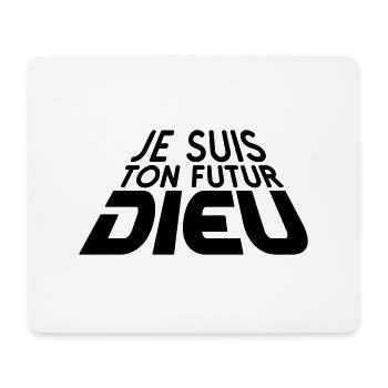 Futur Dieu 3D (1c) - Mouse Pad (horizontal) - white - Front