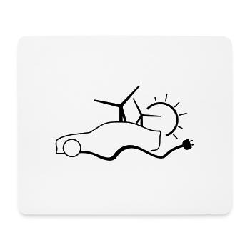 IGEMBB logo sw free transparent - Mouse Pad (horizontal) - white - Front