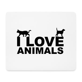 Animals - Mouse Pad (horizontal) - white - Front