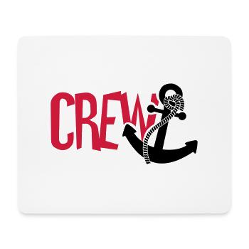 Crew Anker Matrose - Mousepad (Querformat) - Weiß - Vorne