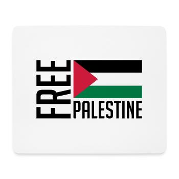 free_palestine_pa3 - Mousepad (Querformat) - Weiß - Vorne