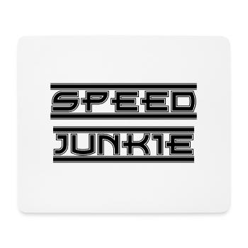 Speed Junkie Retro - Mousepad (Querformat) - Weiß - Vorne