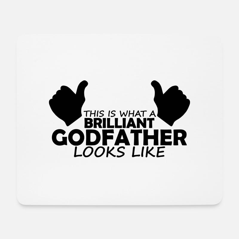 brilliant godfather - Mouse Pad (horizontal) - white