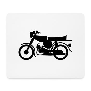 Simson ohne Fahrer - Mousepad (Querformat) - Weiß - Vorne