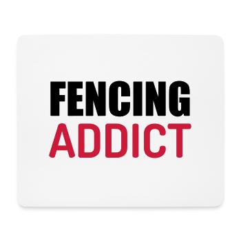 Fencing - Escrime - Fechten - Sword - Sport - Mouse Pad (horizontal) - white - Front