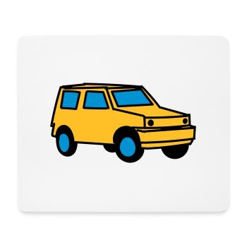 Auto - Mousepad (Querformat) - Weiß - Vorne