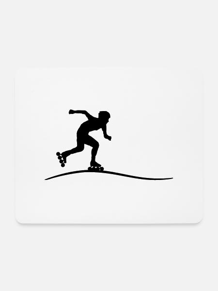 Sport - Inline Skating - Mousepad (Querformat) - Weiß