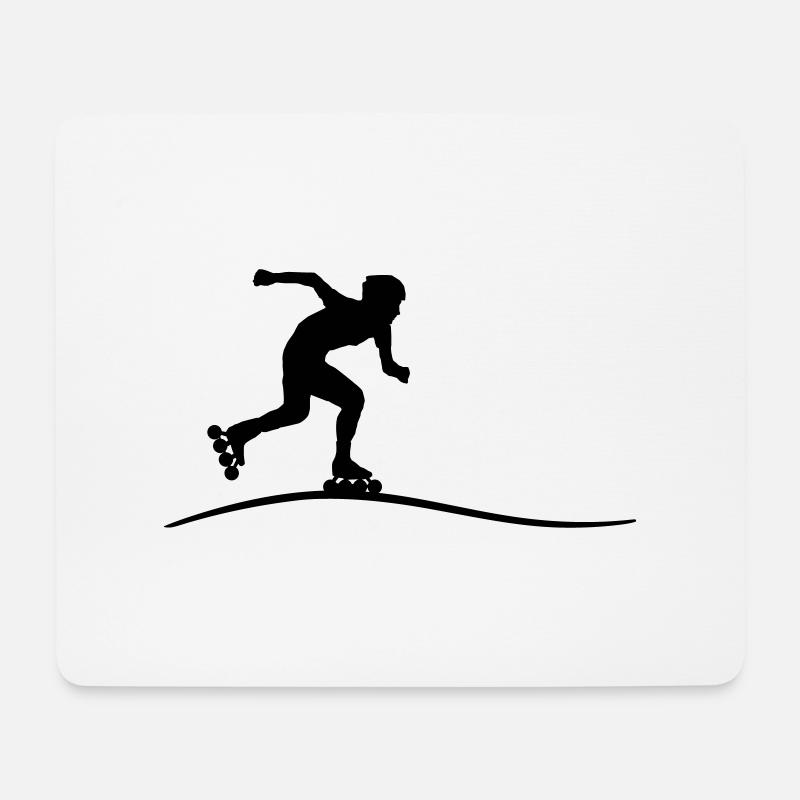 Sport - Inline Skating - Mousepad (Querformat) - Weiß