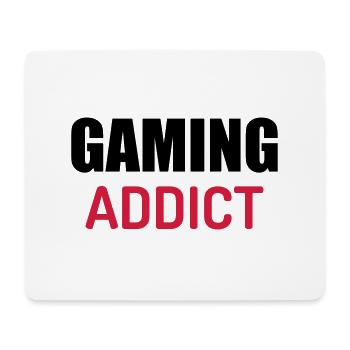 gamer gaming geek game informatique jeux vidéo - Tapis de souris (format paysage) - blanc - Devant