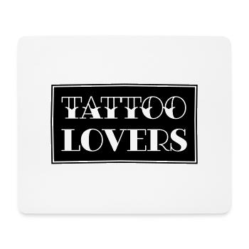 TATTOO LOVERS - Mousepad (Querformat) - Weiß - Vorne