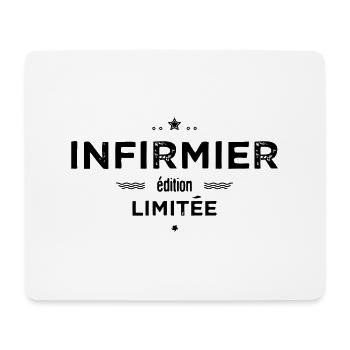 INFIRMIER EDITION LIMITEE - Tapis de souris (format paysage) - blanc - Devant