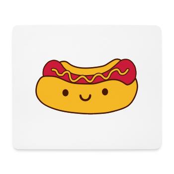Suesser Hot Dog - Mousepad (Querformat) - Weiß - Vorne