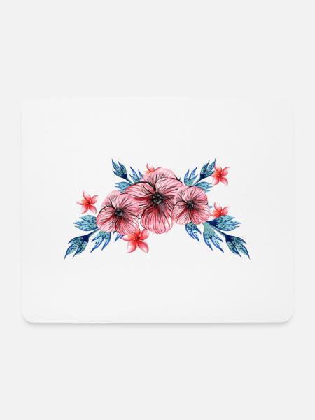 Tropical - Mousepad (Querformat) - Weiß