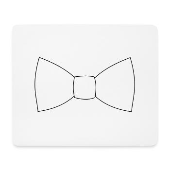 Fly Bow Tie Loop Cross Binder Suit - Mouse Pad (horizontal) - white - Front