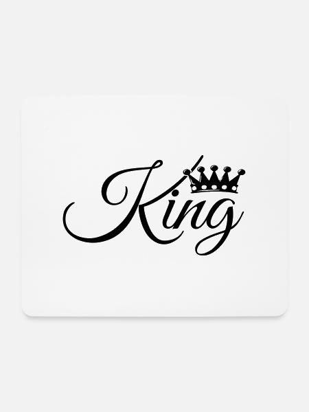KÖNIG - Mousepad (Querformat) - Weiß