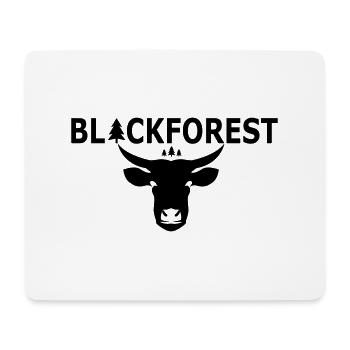 Vache - Tapis de souris (format paysage) - blanc - Devant