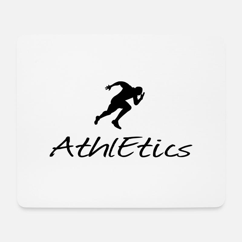 ATHLETICS - Mouse Pad (horizontal) - white