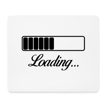 Loading - Mouse Pad (horizontal) - white - Front