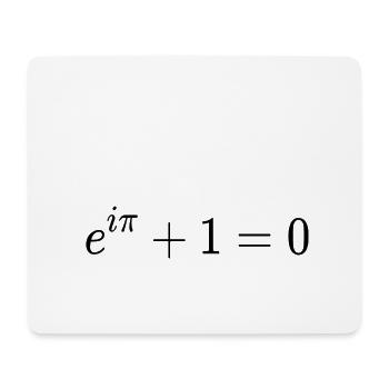 Identität von Euler - Mousepad (Querformat) - Weiß - Vorne