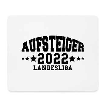 Aufsteiger 2022 Landesliga Aufstieg Fußball - Mousepad (Querformat) - Weiß - Vorne