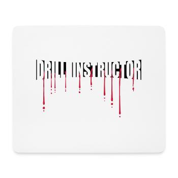 Blut Drill Instructor - Mousepad (Querformat) - Weiß - Vorne