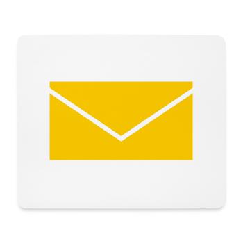 Gelber Brief - Mousepad (Querformat) - Weiß - Vorne