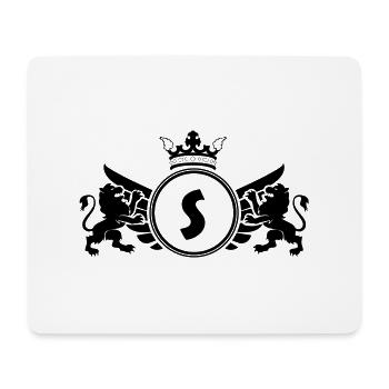 Buchstabe S Wappen - Mousepad (Querformat) - Weiß - Vorne