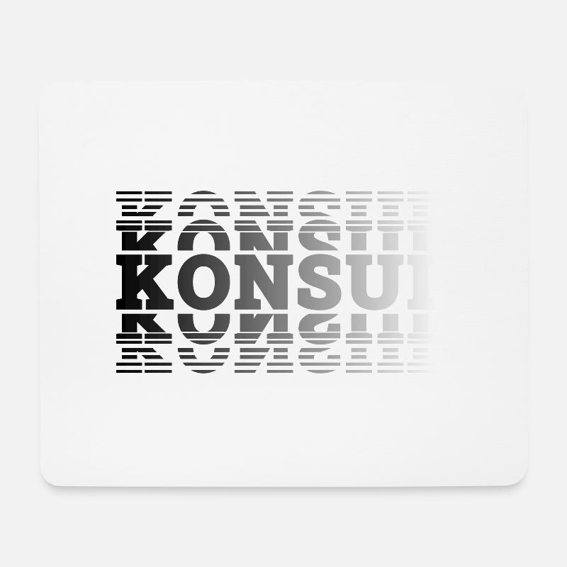 Konsul 80s Design - Mousepad (Querformat) - Weiß