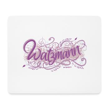Watzmann - Mousepad (Querformat) - Weiß - Vorne