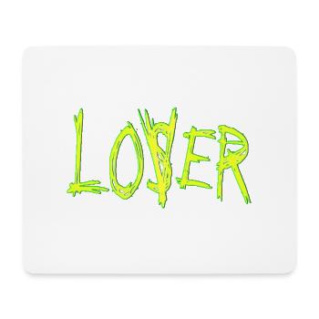 Loser Liebhaber lustiges Meme Clown Geek cooler Vintage - Mousepad (Querformat) - Weiß - Vorne