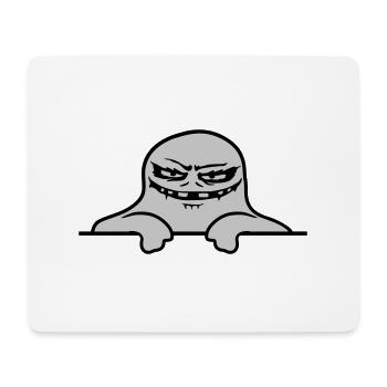 Mauer Geist Comic Monster - Mousepad (Querformat) - Weiß - Vorne