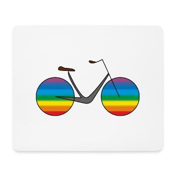 Bike - Mouse Pad (horizontal) - white - Front