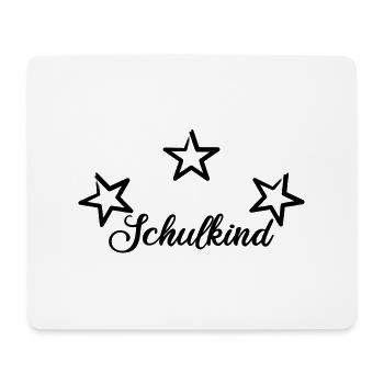 Schulkind - Mousepad (Querformat) - Weiß - Vorne