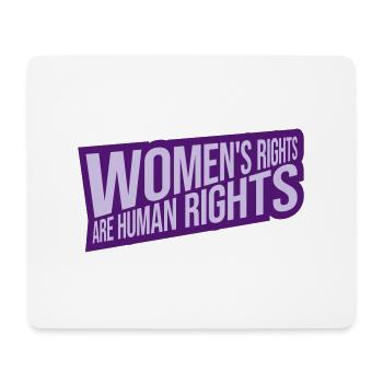 citation féministe sur les droits des femmes - Tapis de souris (format paysage) - blanc - Devant