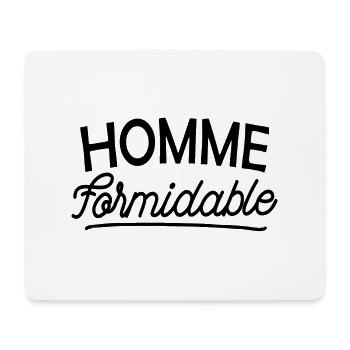 homme formidable - Tapis de souris (format paysage) - blanc - Devant