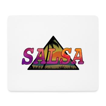 Salsabeach - Mousepad (Querformat) - Weiß - Vorne