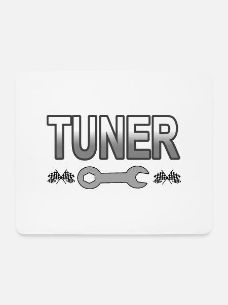 Auto - Mousepad (Querformat) - Weiß