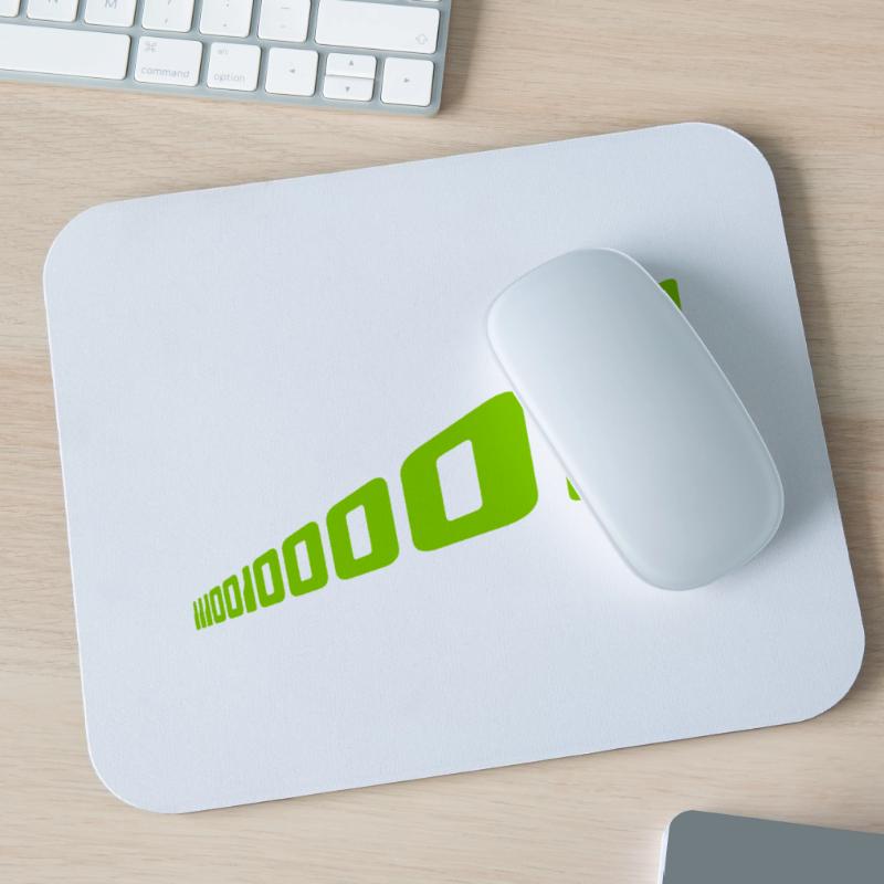 Binary Code Program Language Mouse Pad (horizontal)