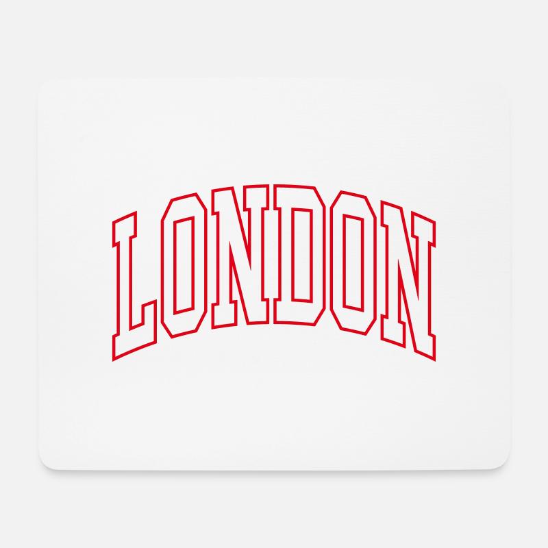 london - Mousepad (Querformat) - Weiß