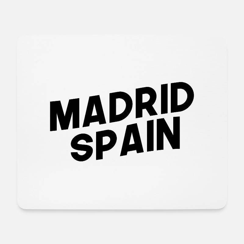 Design Madrid Spanien online kaufen - Mousepad (Querformat) - Weiß